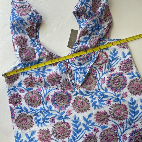 J.Crew ruffle neck top. - Picture 8 of 12